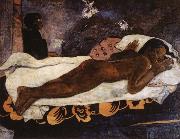Paul Gauguin The Spirit of the Dead Watching USA oil painting artist